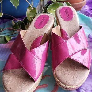 Merona Target Hot Pink Strappy Sandals